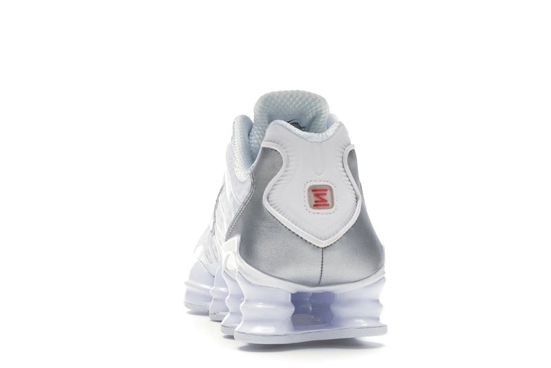 Nike Shox Tl White Metallic Silver - White/Metallic Silver-Max Orange-White - AV3595-100 - 26
