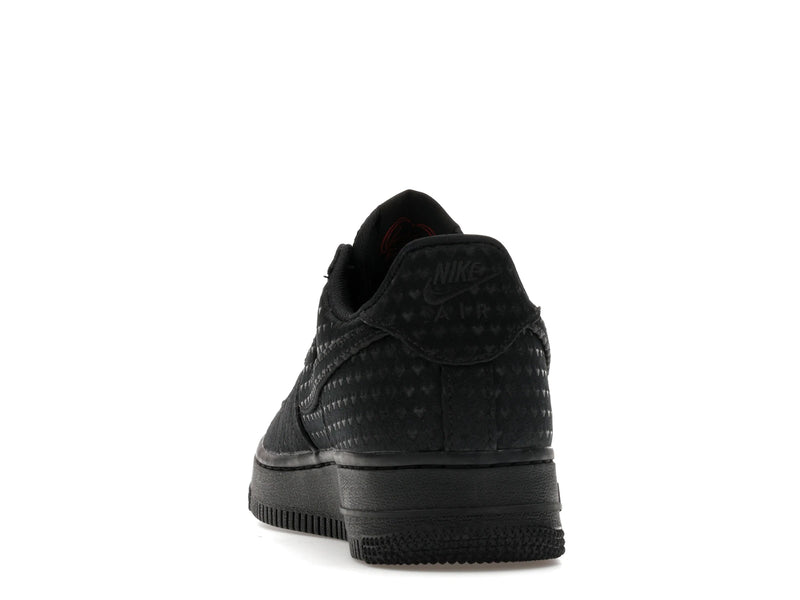Nike Air Force 1 Low Valentines Day Triple Black (2026) - Black/Black/University Red - IQ9965-001 - 26