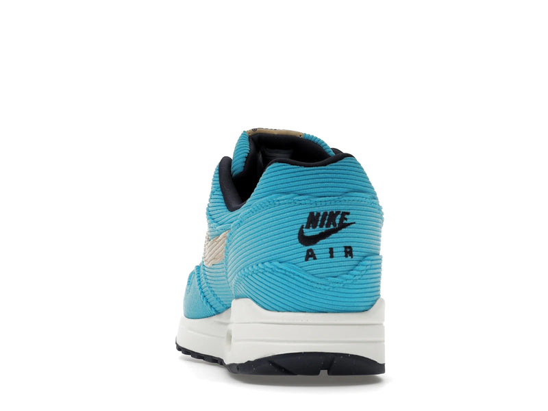 Nike Air Max 1 Corduroy Baltic Blue - Baltic Blue/Sesame-Gridiron-Sail - FB8915-400 - 26