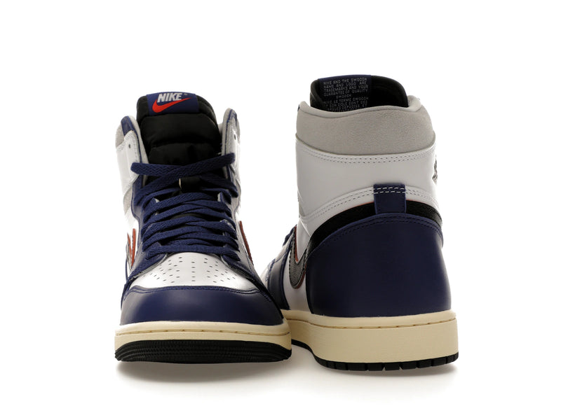 Air Jordan 1 Retro High OG Rare Air - White/Black-Neutral Grey-Deep Royal Blue-Muslin - DZ5485-100 - 26