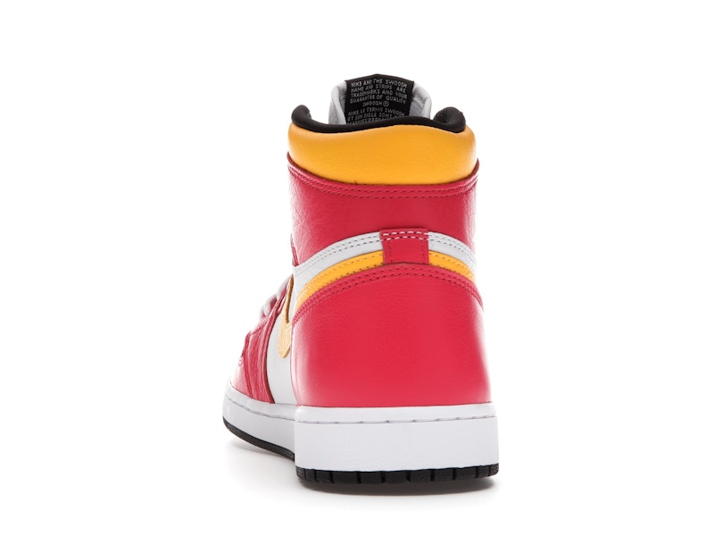 Air Jordan 1 Retro High OG Light Fusion Red - Light Fusion Red/White-Laser Orange-Black - 555088-603 - 26
