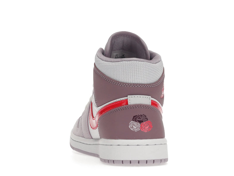 Air Jordan 1 Mid Valentines Day (2022) (W) - White/Pink-Crimson - DR0174-500 - 26