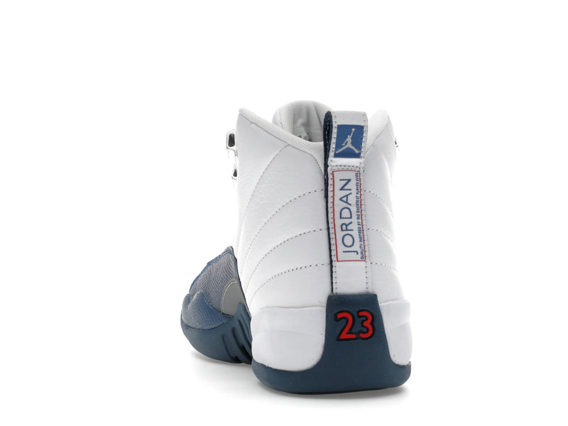 Air Jordan 12 Retro French Blue (2025) (GS) - White/French Blue/Metallic Silver/Varsity Red - 153265-114 - 26