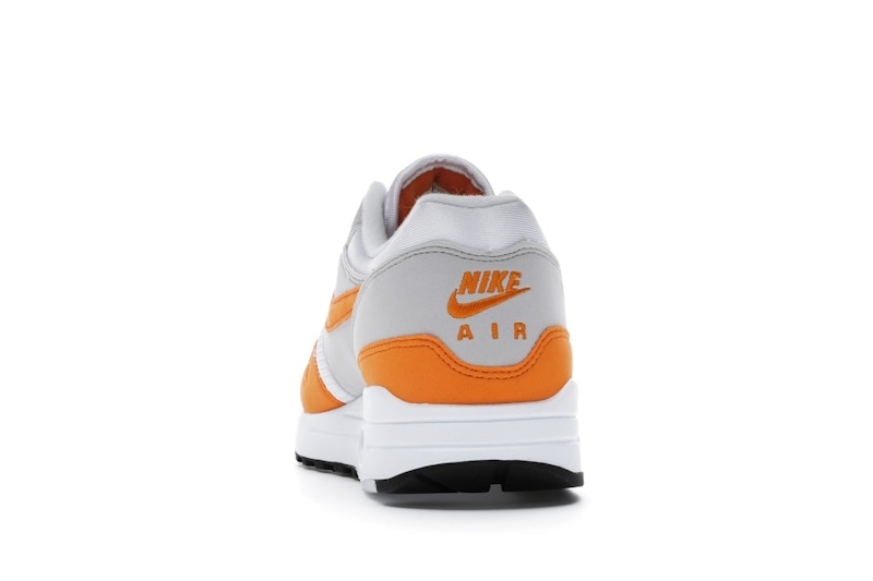 Nike Air Max 1 Anniversary Orange (2020) - White/Magma Orange-Neutral Grey-Black - DC1454-101 - 26