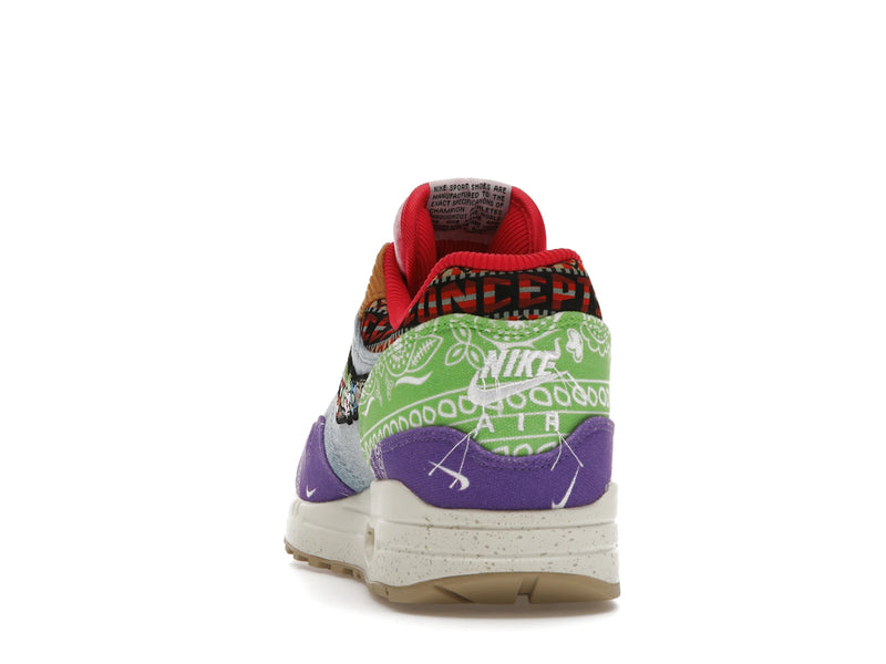 Nike Air Max 1 SP Concepts Denim Paisley - Wild Violet/Multi-Color-Sail - (Special Box) DN1803-500 - 26