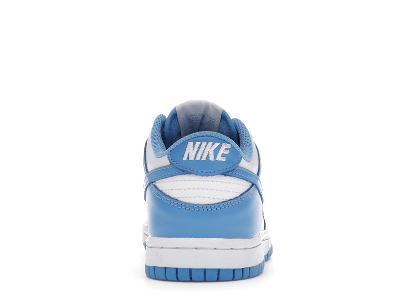 Nike Dunk Low Unc (2021) (GS) - White/University Blue-White - CW1590-103 - 27