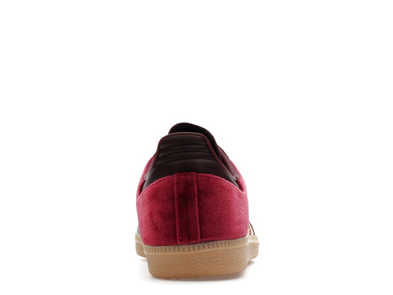 adidas Samba OG Shadow Red Velvet (Women's) - Shadow Red/Maroon/Gum - JS1394 - 27