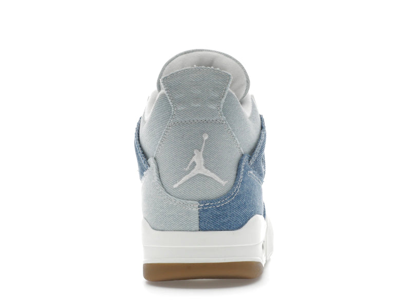 Air Jordan 4 Retro Tex Denim Worn Blue - Sail/Gum Light Brown-Worn Blue-Sail-Metallic Gold - IB6716-100 - 27