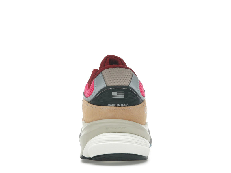 New Balance 990v6 Miusa Action Bronson Ainozama - Beige/Purple/Pink - U990AT6 - 27