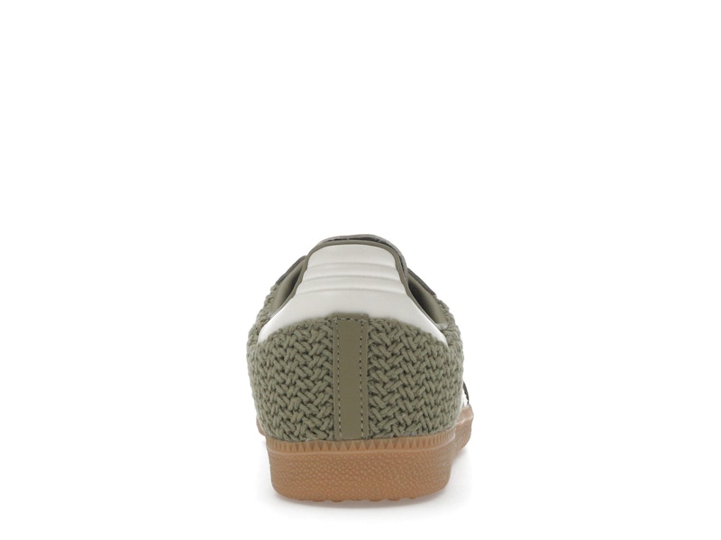 adidas Samba OG Crochet Pack Orbit Green (Women's) - Orbit Green/Cream White/Gum - JR9447 - 27