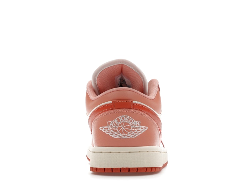 Air Jordan 1 Low Madder Root (Women's) - Sail/Light Madder Root/Pale Ivory/Madder Root - DC0774-180 - 27