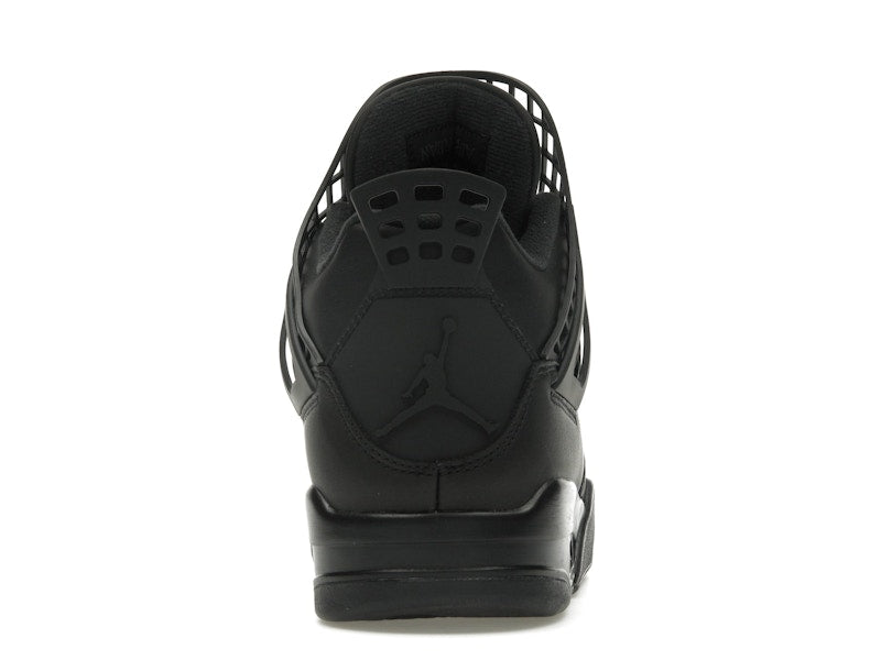 Air Jordan 4 Retro Net Black - Black/Black-Metallic Silver - FN7251-001 - 27