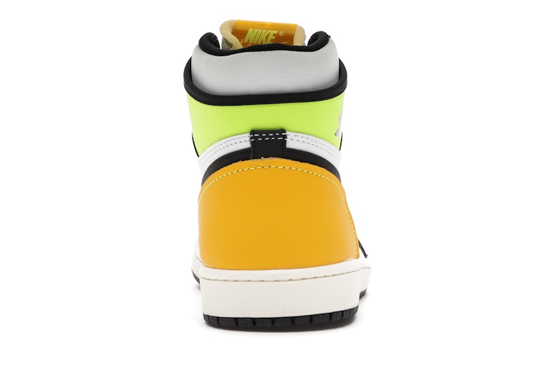 Air Jordan 1 Retro High White Black Volt University Gold - White/Black-Volt-University Gold - 555088-118 - 27