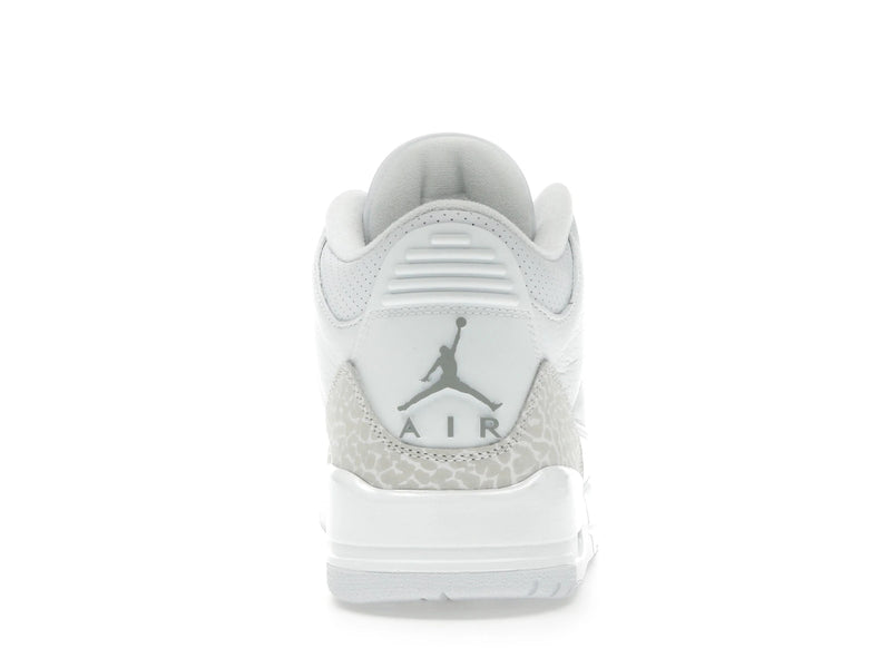 Air Jordan 3 Retro Pure Money (2025) - White/White/Metallic Silver - CT8532-111 - 27