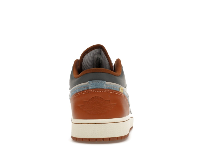 Jordan 1 Low SE Phantom Repaired Denim Swoosh - vue 28