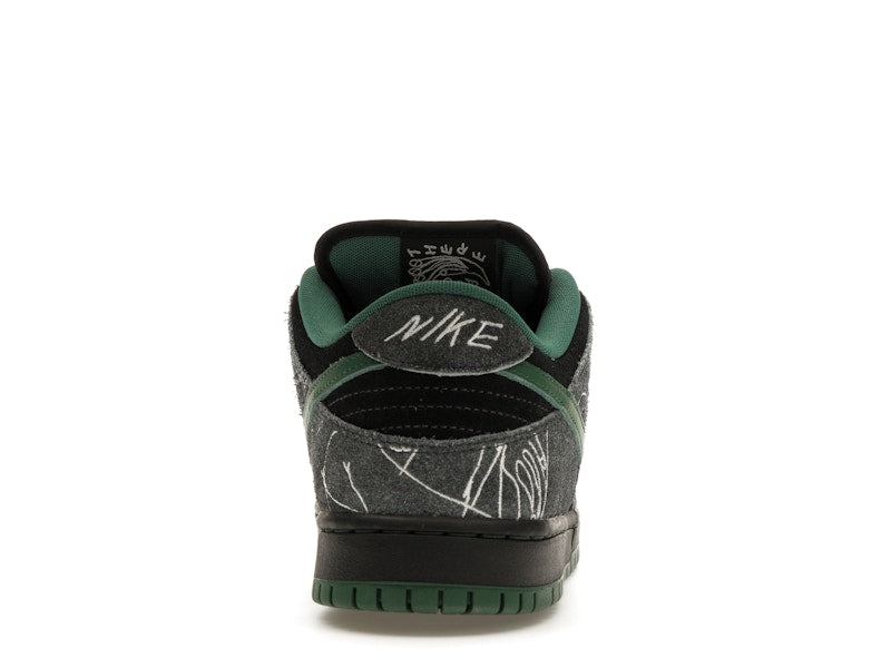 Nike SB Dunk Low There Skateboards - Black/Gorge Green-Summit White - HF7743-001 - 27