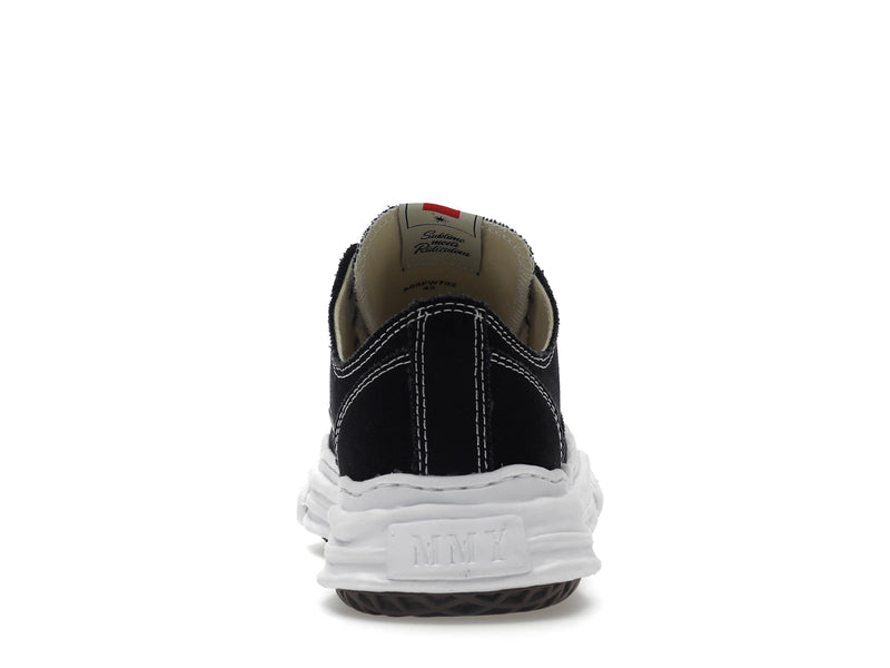 Maison Mihara Yasuhiro Hank basse en toile à semelle originale coloris noir - Black/White - A05FW702 - 27