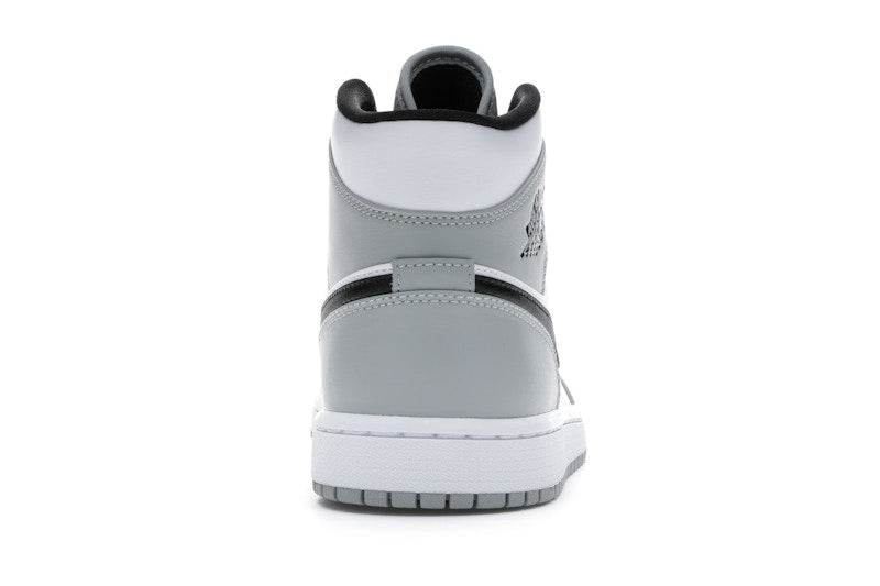 Air Jordan 1 Mid Light Smoke Grey - Light Smoke Grey/Black-White - 554724-092 - 27