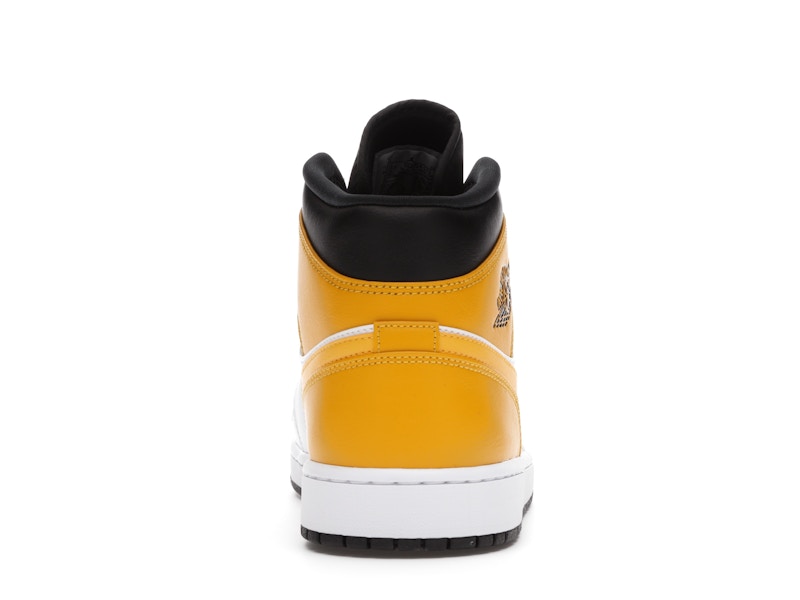 Air Jordan 1 Mid University Gold - White/University Gold-Black - 554724-170 - 27