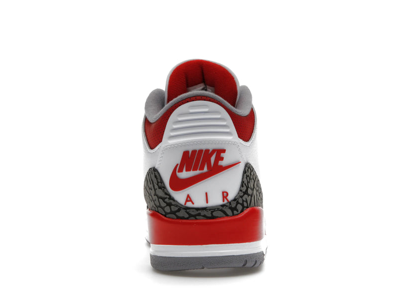 Air Jordan 3 Retro Fire Red (2022) - White/Fire Red/Cement Grey/Black - DN3707-160 - 27