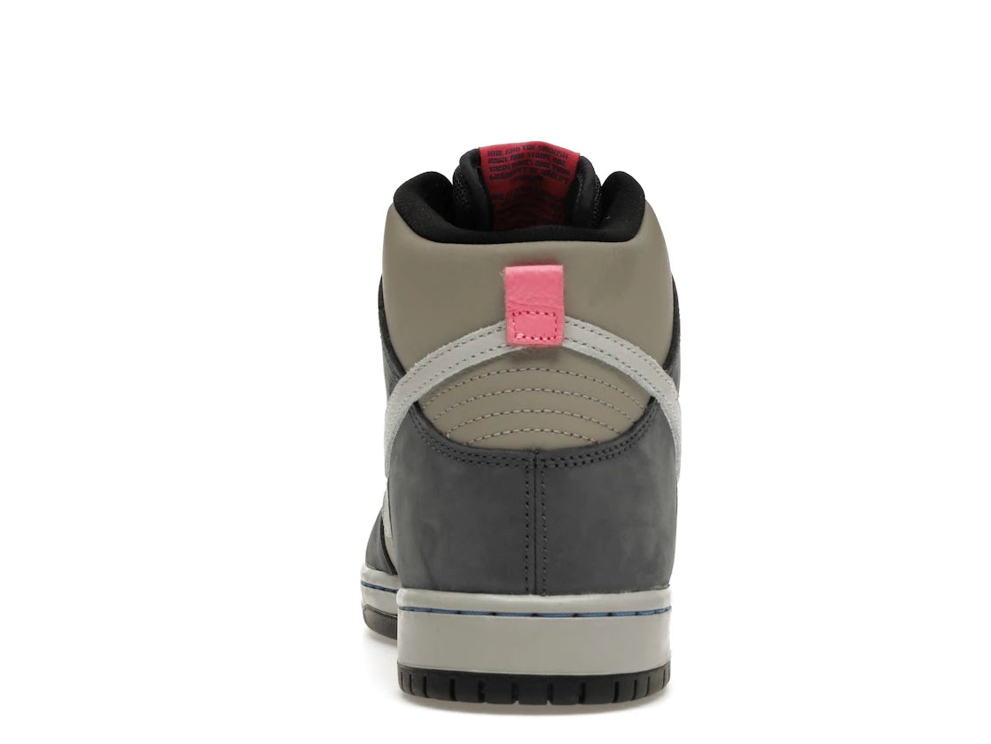 Image 3 de Nike SB Dunk High Medium Grey Pink DJ9800-001