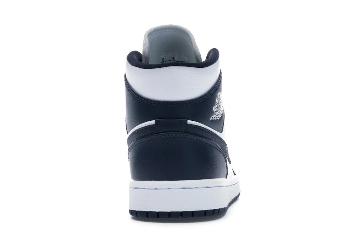 Image 3 de Air Jordan 1 Mid White Metallic Gold Obsidian 554724-174