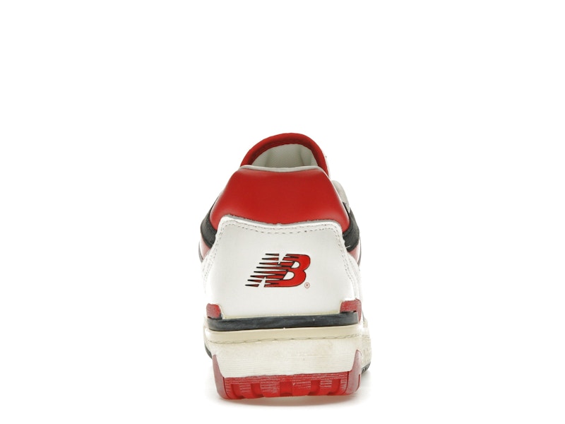 New Balance 550 Vintage Pack Team Red - Sea Salt/Team Red/Black - BB550VGA - 27
