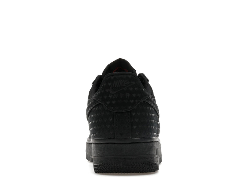 Nike Air Force 1 Low Valentines Day Triple Black (2026) - Black/Black/University Red - IQ9965-001 - 27