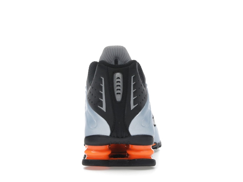 Nike Shox R4 Blue Tint Total Orange Black Metallic Silver (Women's) - view 26