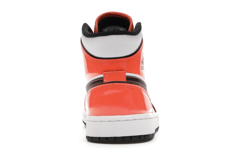 Air Jordan 1 Mid SE Turf Orange - Turf Orange/Black/White - DD6834-802 - 27