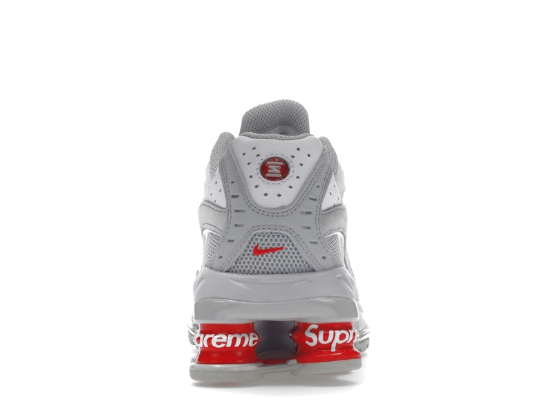 Nike Shox Ride 2 Supreme White Grey Fog - White/Grey Fog-Flat Platinum - DN1615-100 - 27