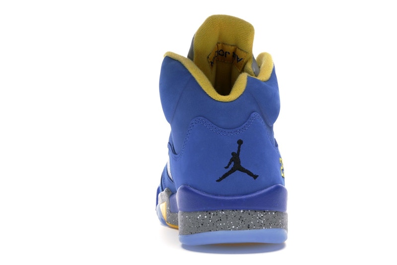 Jordan 5 Retro JSP Laney Varsity Royal - vue 28