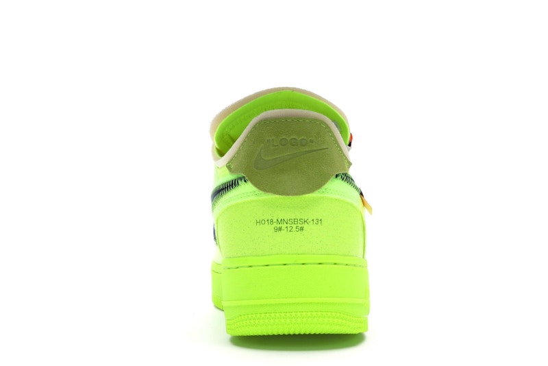 Nike Air Force 1 Low Off White Volt - vista 27