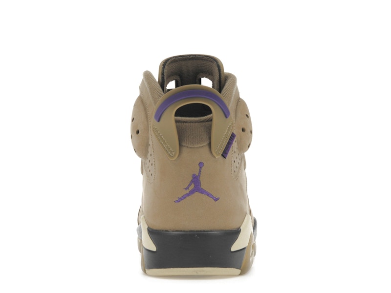 Air Jordan 6 Retro Gore Tex Brown Kelp - Brown Kelp/Team Gold/Shadow Brown/Court Purple - FD1643-300 - 27