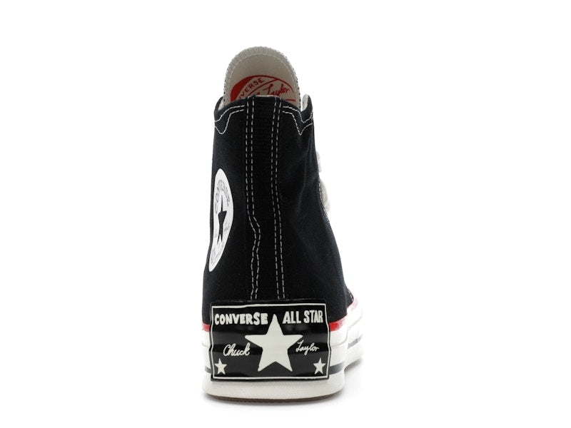 Converse Chuck Taylor All Star 70 Hi Sketch Black - Black/White/Red - A09139C - 27