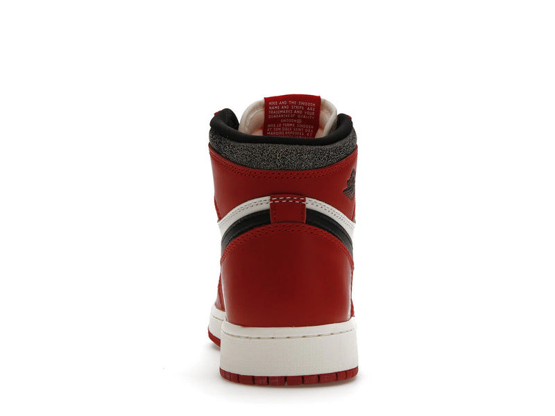 Air Jordan 1 Retro High OG Chicago Reimagined Lost And Found (GS) - Varsity Red/Black-Sail-Muslin - FD1437-612 - 27