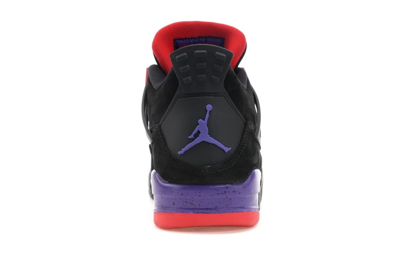 Air Jordan 4 Retro Raptors - Black/Court Purple-University Red - AQ3816-065 - 27