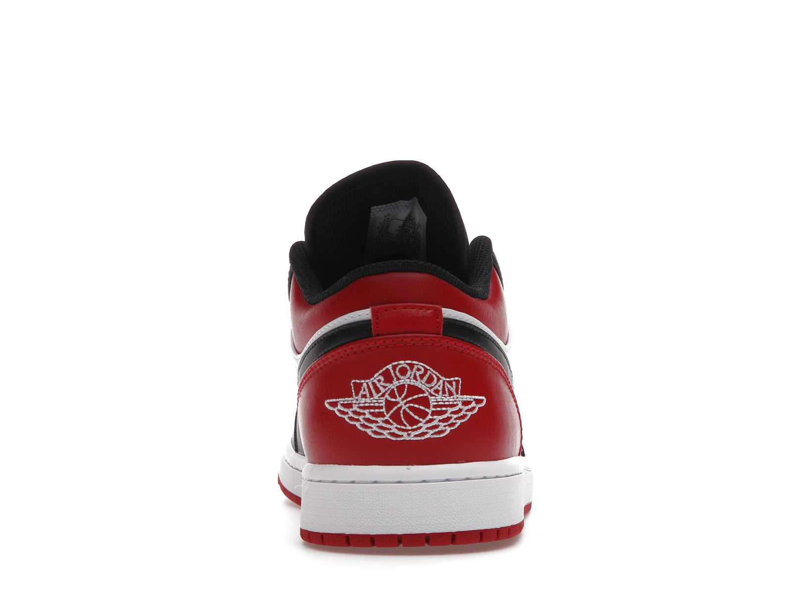 Air Jordan 1 Low Bred Toe - Gym Red/White-Black - 553558-612 - 27