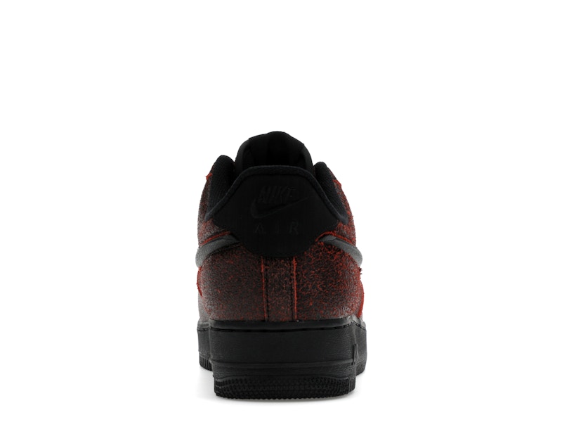 Nike Air Force 1 Low Retro QS Halloween Skull - Black/Black/Crimson - HV2016-001 - 27