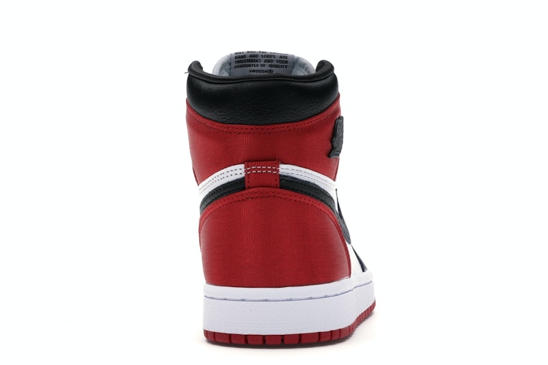 Air Jordan 1 Retro High Satin Black Toe (W) - Black/White-University Red - CD0461-016 - 27