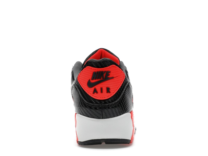 Nike Air Max 90 Premium Carbon Fiber Infrared - Black/Cool Grey/Bright Crimson/Photon Dust - HM9432-001 - 27