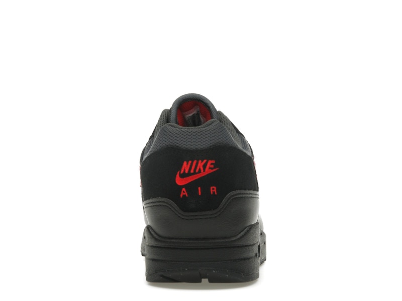 Nike Air Max 1 Essential Vamps - Black/University Red/Iron Grey - FZ5808-008 - 27