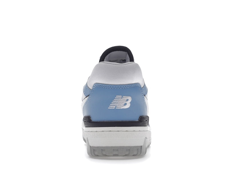 New Balance 550 White Carolina Blue - White/Carolina Blue/Black - BB550ZNA - 27