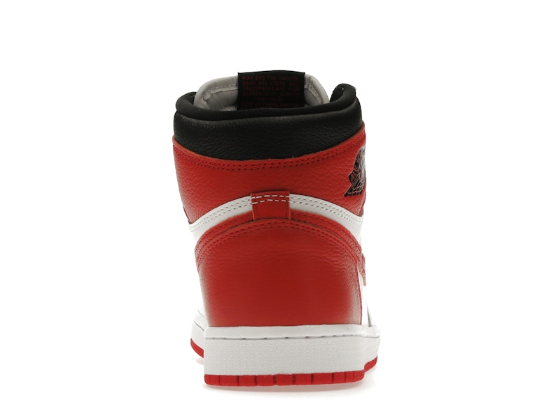 Air Jordan 1 Retro High OG Heritage - White/University Red-Black - 555088-161 - 27