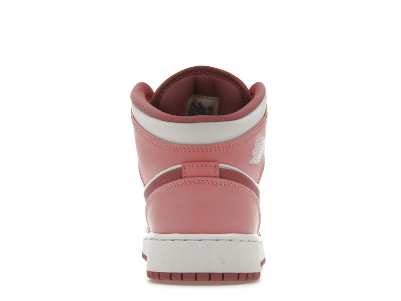 Air Jordan 1 Mid Valentines Day (2023) (GS) - Coral Chalk/Desert Berry/White - DQ8423-616 - 27