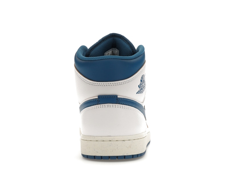 Air Jordan 1 Mid SE Industrial Blue - White/Sail/Industrial Blue - FN5215-141 - 27