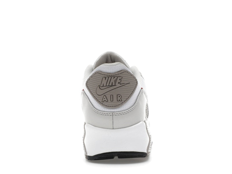 Nike Air Max 90 White College Grey Vast Grey University Red - vue 28