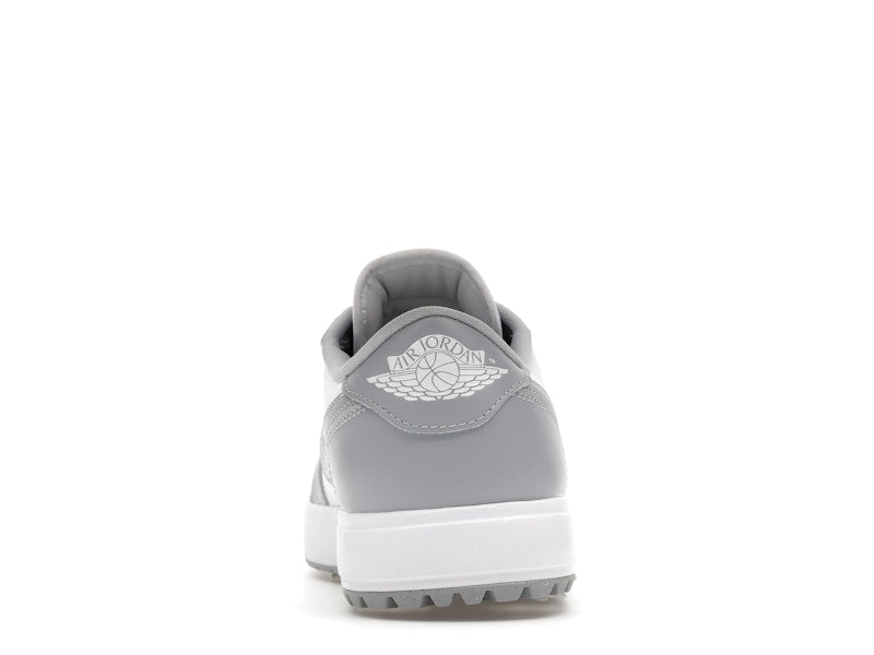 Jordan 1 Low Golf Spiked Wolf Grey White - vue 28