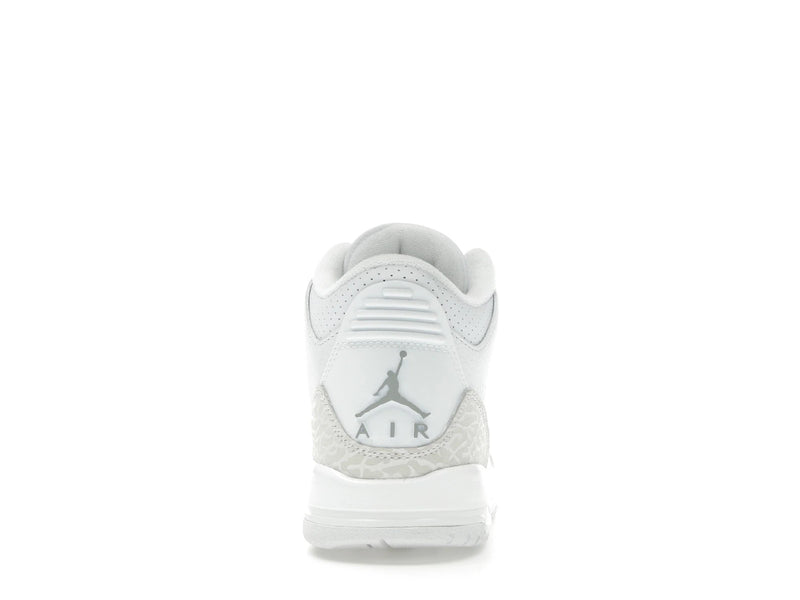 Air Jordan 3 Retro Pure Money (2025) (GS) - White/White/Metallic Silver - DM0967-111 - 27