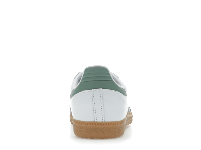 Adidas Samba OG Cloud White Silver Green (GS) - Cloud White/Silver Green/Gum - JP5479 - 27